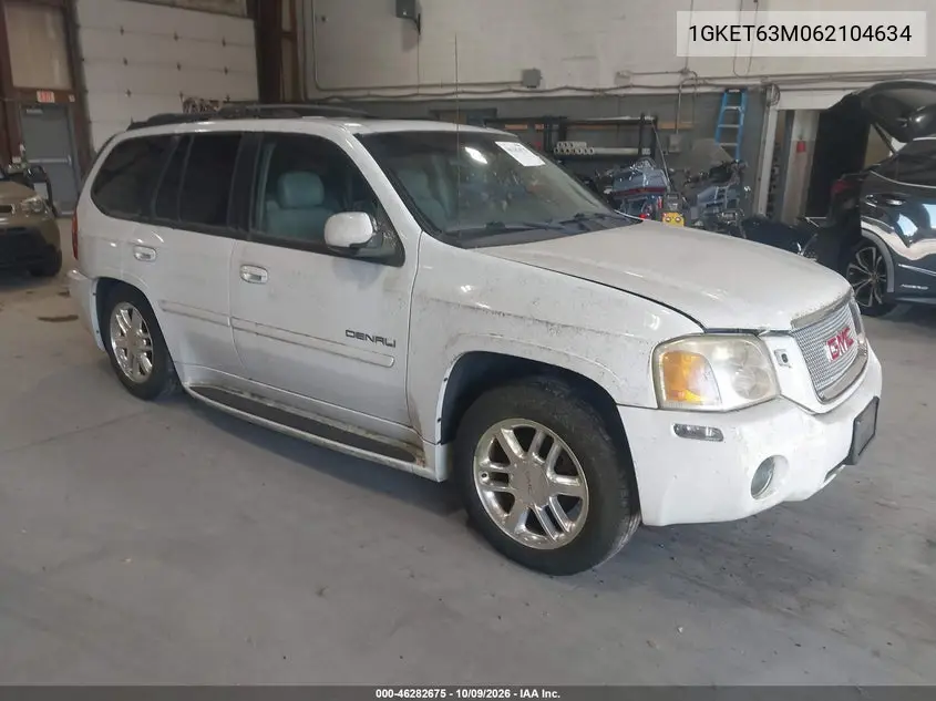 GMC ENVOY 2006, VIN 1GKET63M062104634