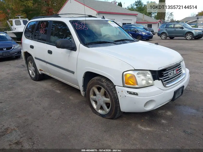 GMC ENVOY 2007, VIN 1GKDT13S572144514