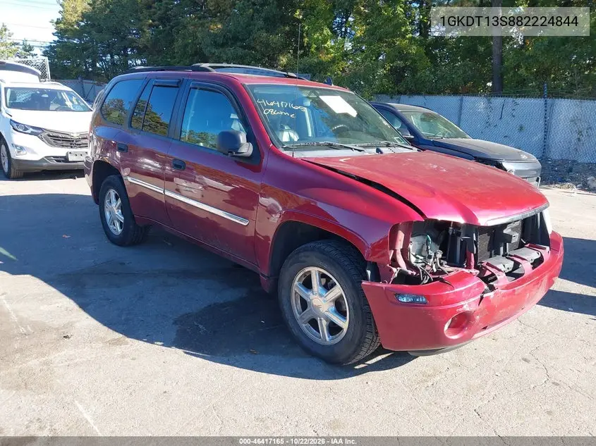 GMC ENVOY 2008, VIN 1GKDT13S882224844