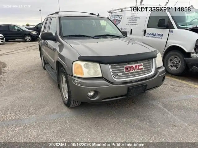 GMC ENVOY 2009, VIN 1GKDT33SX92114858