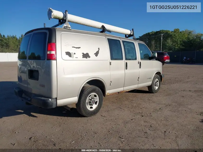 GMC SAVANA 2005, VIN 1GTGG25U051226221