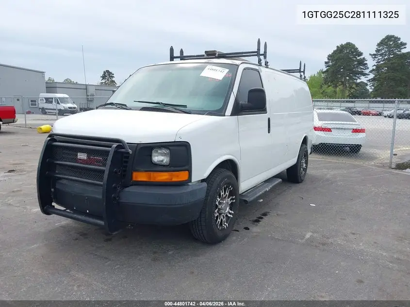 2008 GMC SAVANA VIN 1GTGG25C281111325 — фото 2