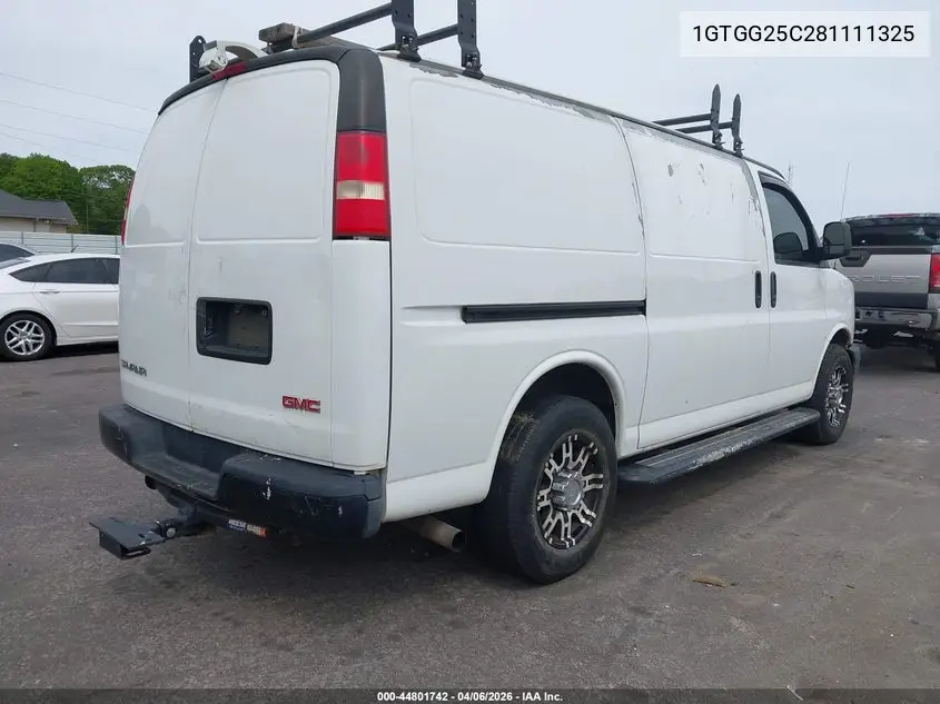 2008 GMC SAVANA VIN 1GTGG25C281111325 — фото 4