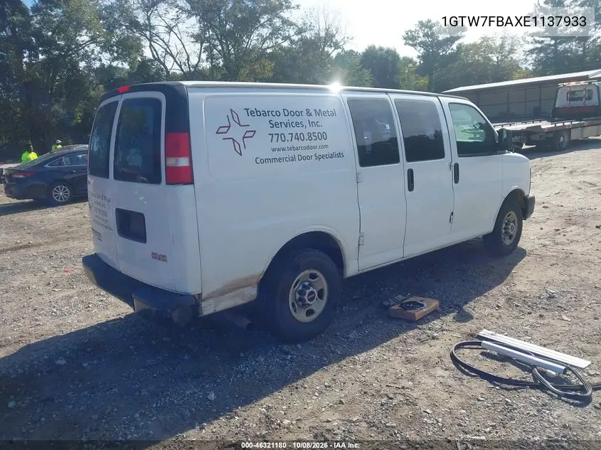 2014 GMC SAVANA VIN 1GTW7FBAXE1137933 — фото 4