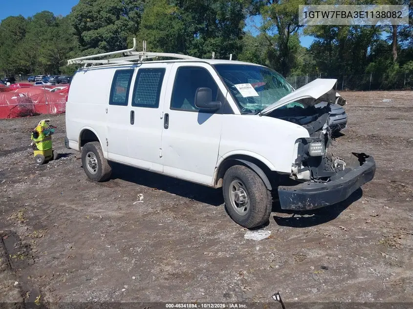 GMC SAVANA 2014, VIN 1GTW7FBA3E1138082