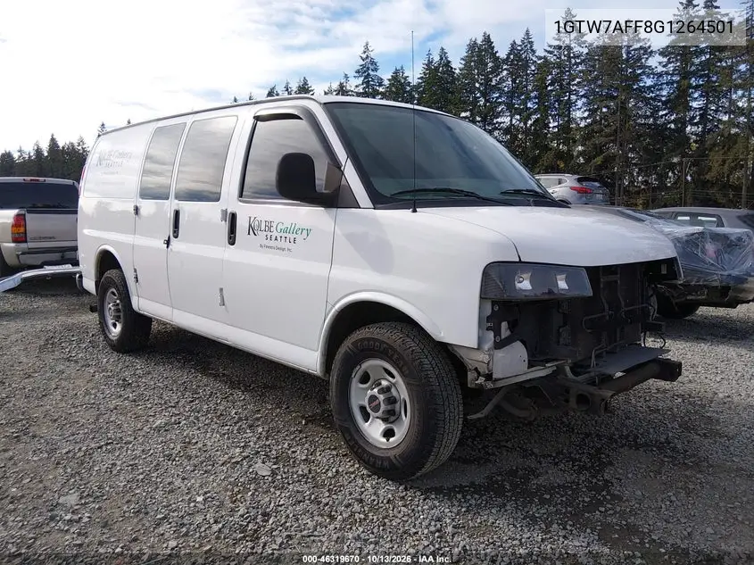 GMC SAVANA 2016, VIN 1GTW7AFF8G1264501