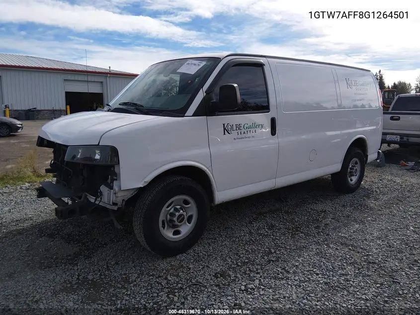 2016 GMC SAVANA VIN 1GTW7AFF8G1264501 — фото 2