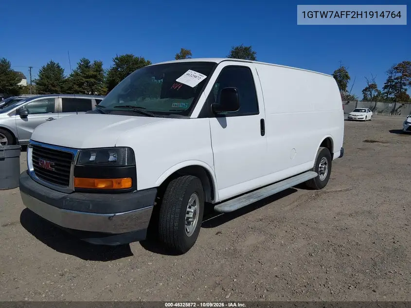 2017 GMC SAVANA VIN 1GTW7AFF2H1914764 — фото 2