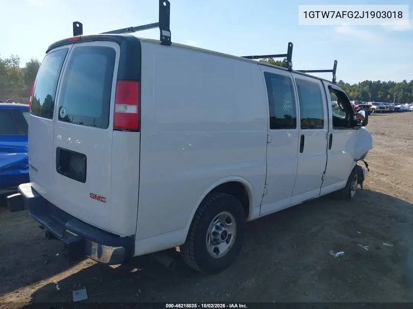 2018 GMC SAVANA VIN 1GTW7AFG2J1903018 — фото 4