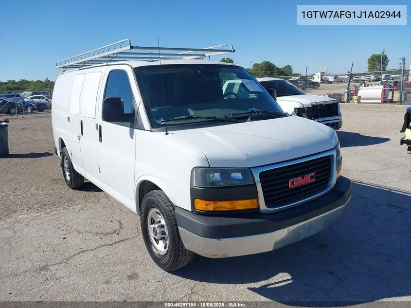 GMC SAVANA 2018, VIN 1GTW7AFG1J1902944