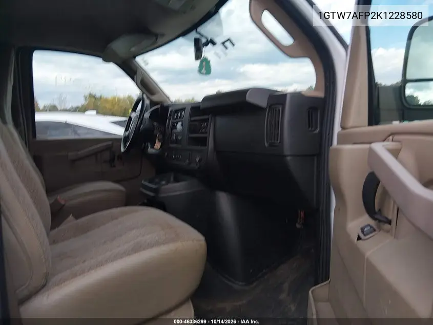GMC SAVANA 2019, VIN 1GTW7AFP2K1228580