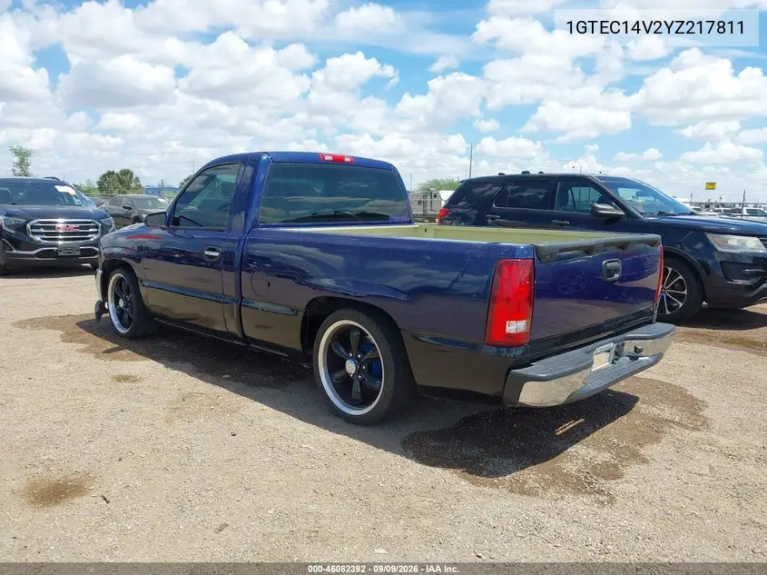2000 GMC SIERRA VIN 1GTEC14V2YZ217811 — фото 3