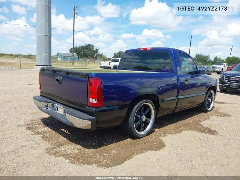 2000 GMC SIERRA VIN 1GTEC14V2YZ217811 — фото 4