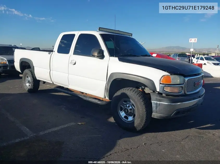 GMC SIERRA 2001, VIN 1GTHC29U71E179248