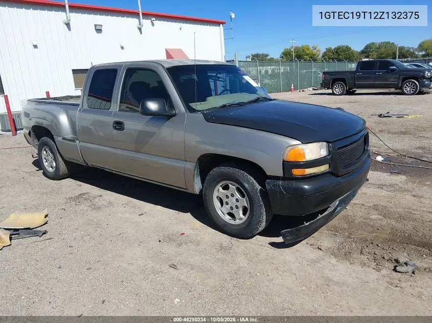 GMC SIERRA 2002, VIN 1GTEC19T12Z132375