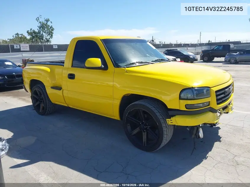 GMC SIERRA 2002, VIN 1GTEC14V32Z245785