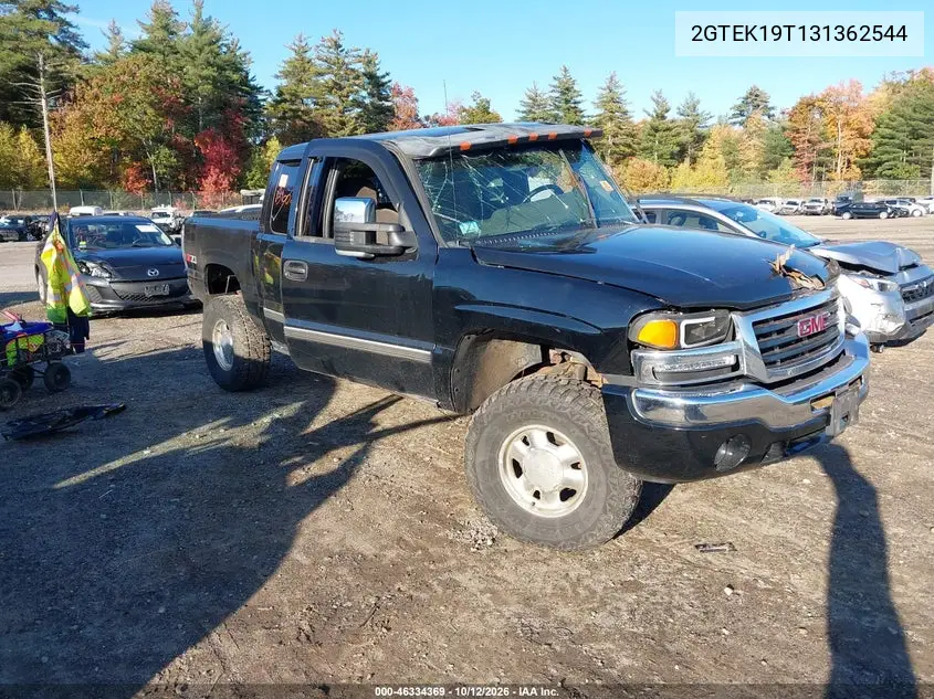GMC SIERRA 2003, VIN 2GTEK19T131362544