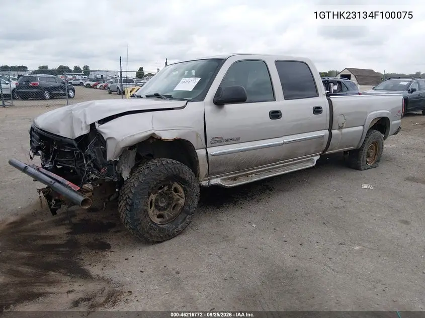 2004 GMC SIERRA VIN 1GTHK23134F100075 — фото 2