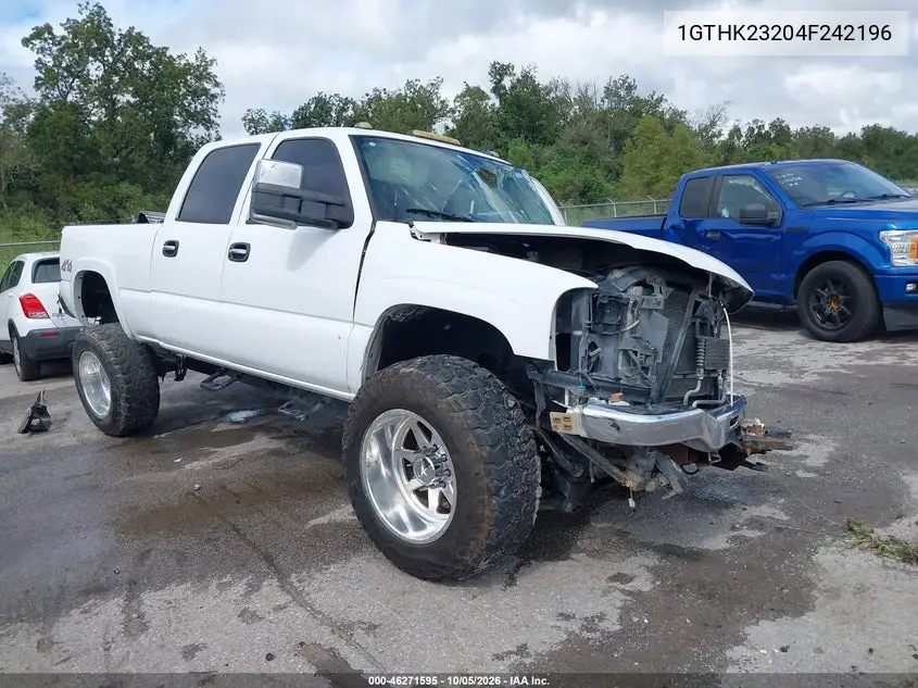 GMC SIERRA 2004, VIN 1GTHK23204F242196