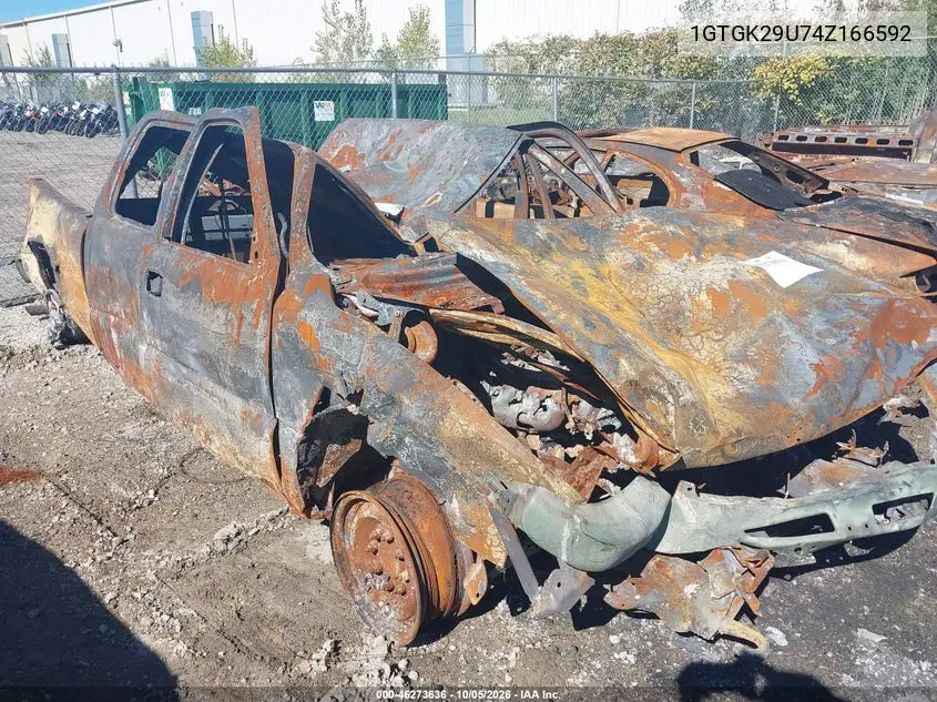 GMC SIERRA 2004, VIN 1GTGK29U74Z166592