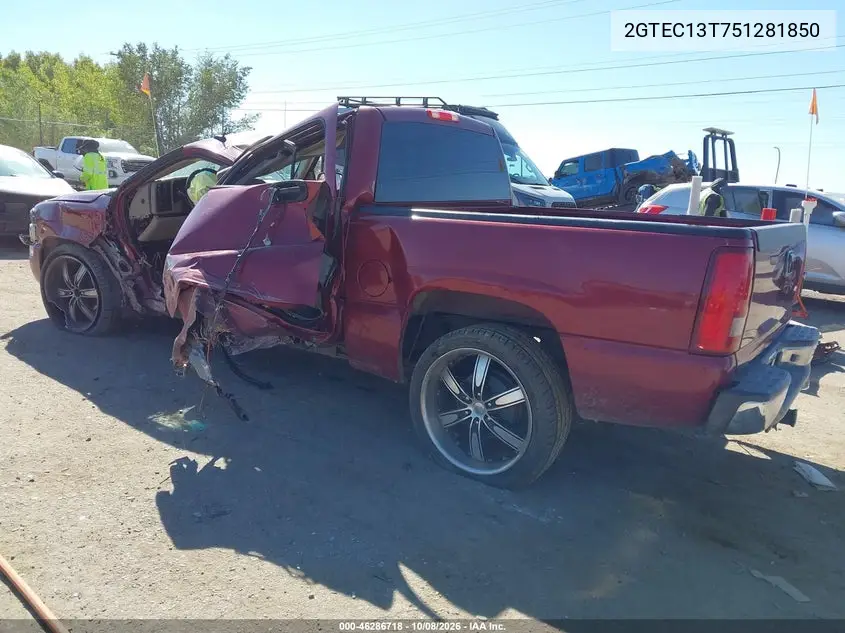 2005 GMC SIERRA VIN 2GTEC13T751281850 — фото 3