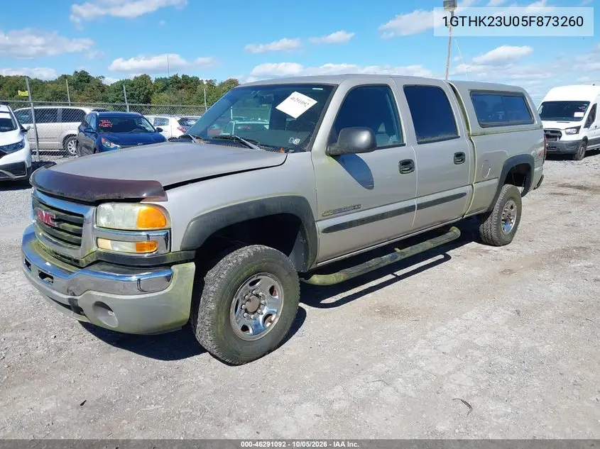 2005 GMC SIERRA VIN 1GTHK23U05F873260 — фото 2