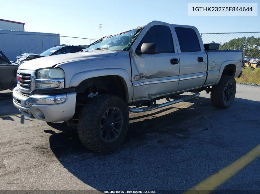 2005 GMC SIERRA VIN 1GTHK23275F844644 — фото 2