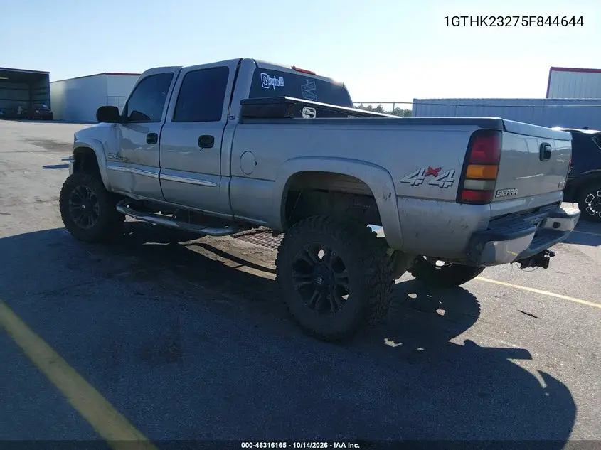 2005 GMC SIERRA VIN 1GTHK23275F844644 — фото 3