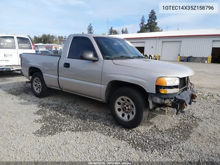 GMC SIERRA 2005, VIN 1GTEC14X35Z158796