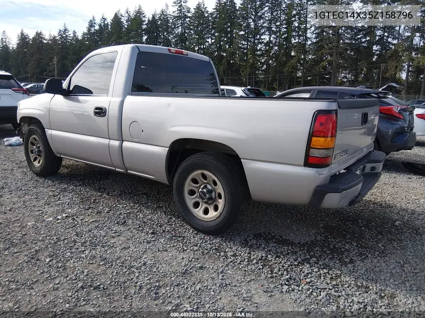 2005 GMC SIERRA VIN 1GTEC14X35Z158796 — фото 3