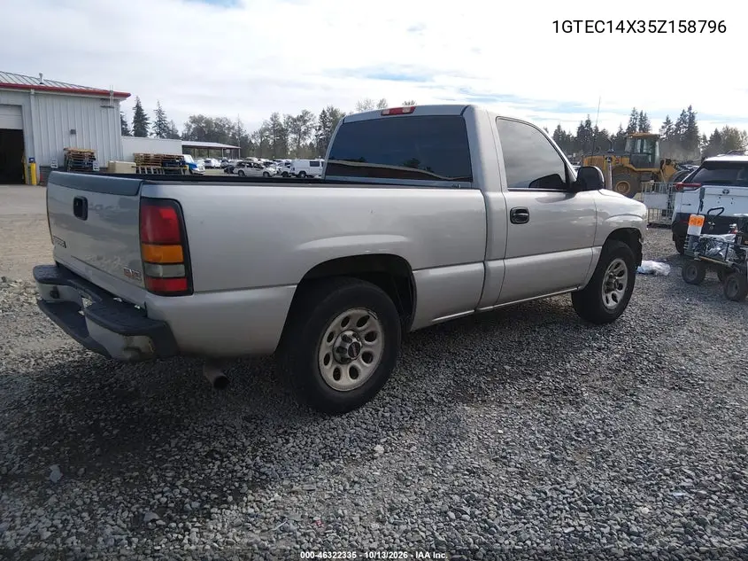 2005 GMC SIERRA VIN 1GTEC14X35Z158796 — фото 4