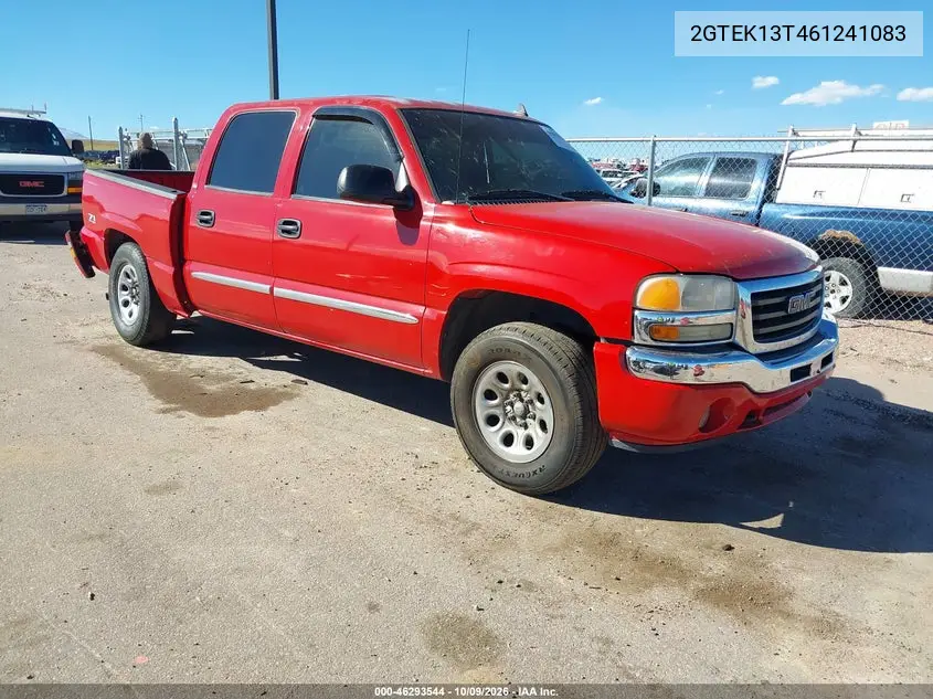 GMC SIERRA 2006, VIN 2GTEK13T461241083