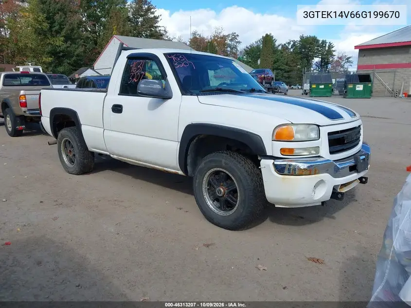 GMC SIERRA 2006, VIN 3GTEK14V66G199670