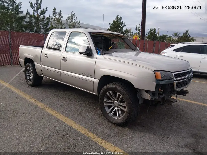 GMC SIERRA 2006, VIN 2GTEK63NX61283871