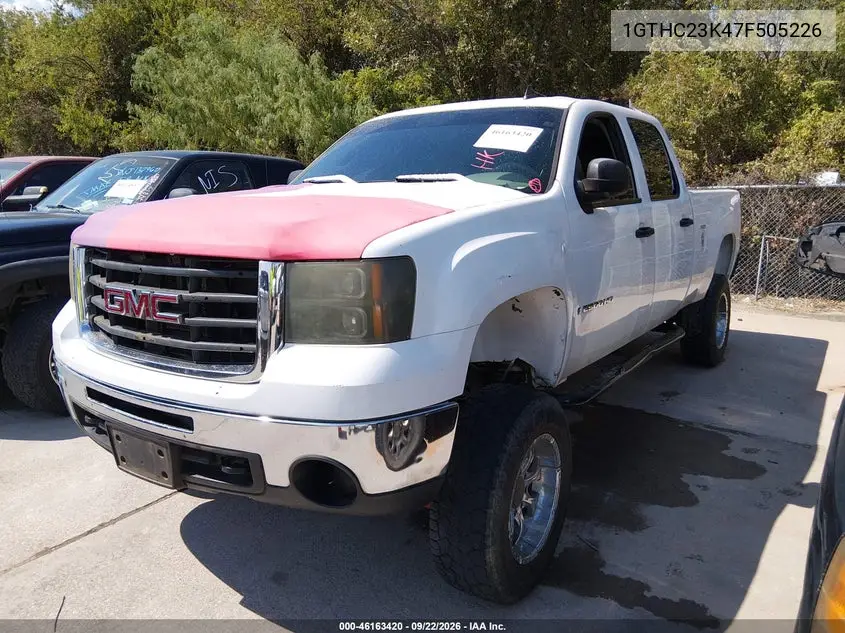 2007 GMC SIERRA VIN 1GTHC23K47F505226 — фото 2