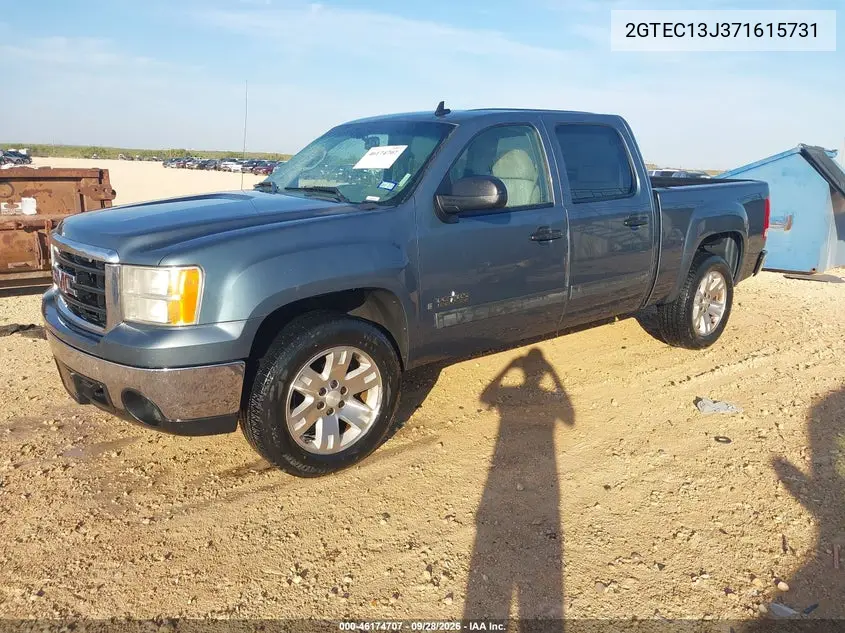 2007 GMC SIERRA VIN 2GTEC13J371615731 — фото 2