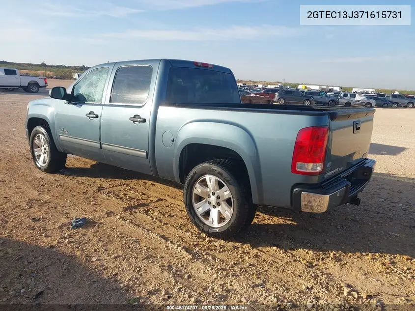 2007 GMC SIERRA VIN 2GTEC13J371615731 — фото 3