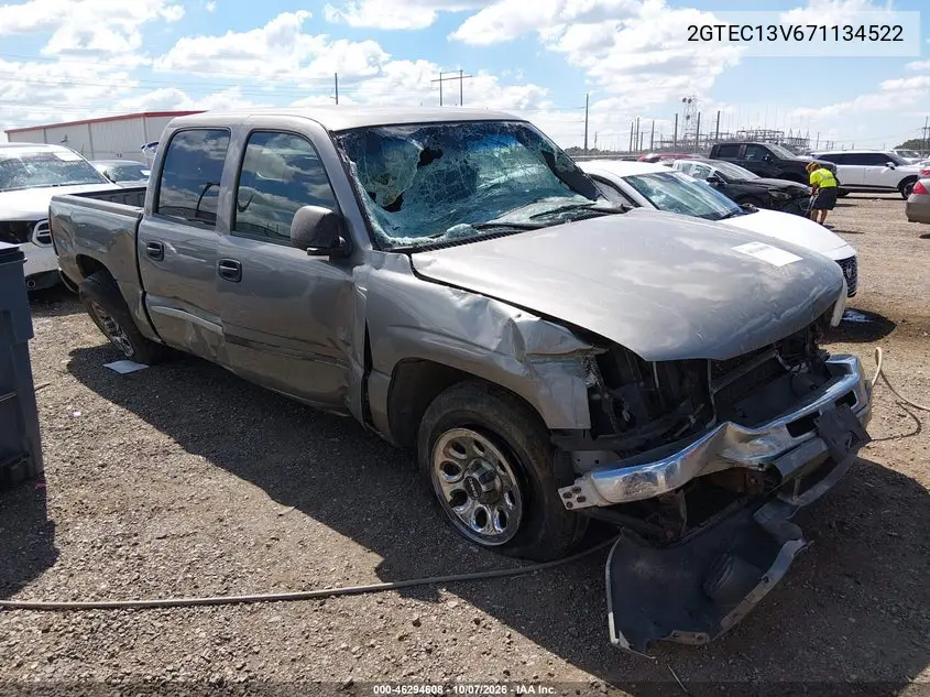 GMC SIERRA 2007, VIN 2GTEC13V671134522