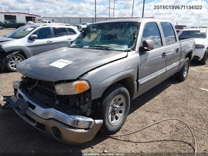 2007 GMC SIERRA VIN 2GTEC13V671134522 — фото 2