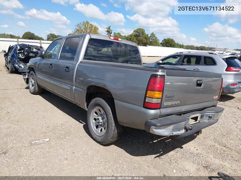 2007 GMC SIERRA VIN 2GTEC13V671134522 — фото 3