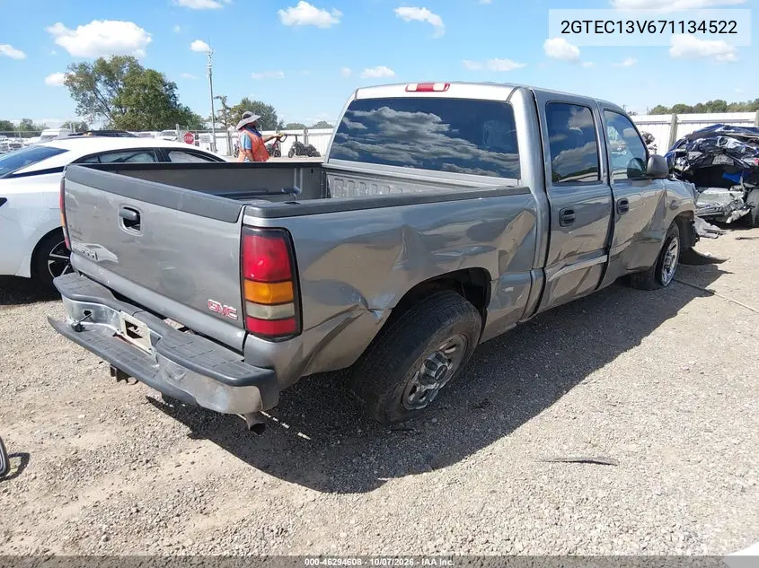 2007 GMC SIERRA VIN 2GTEC13V671134522 — фото 4