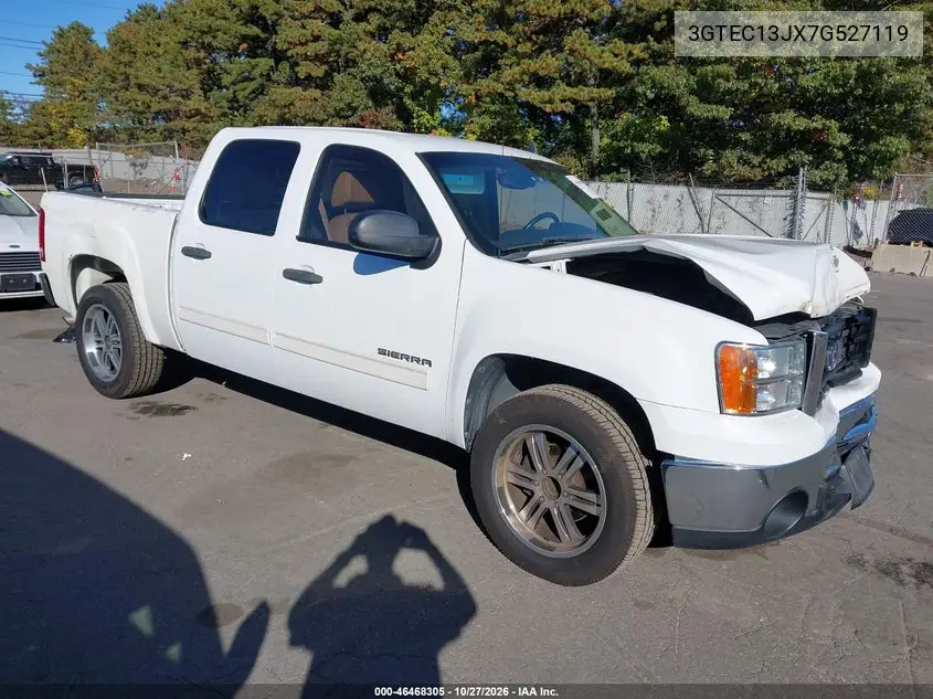 GMC SIERRA 2007, VIN 3GTEC13JX7G527119