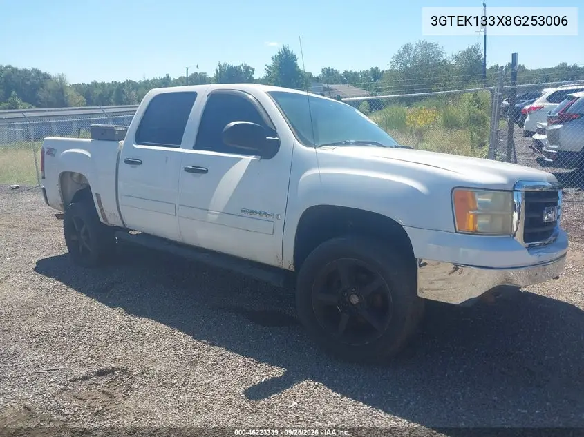 GMC SIERRA 2008, VIN 3GTEK133X8G253006
