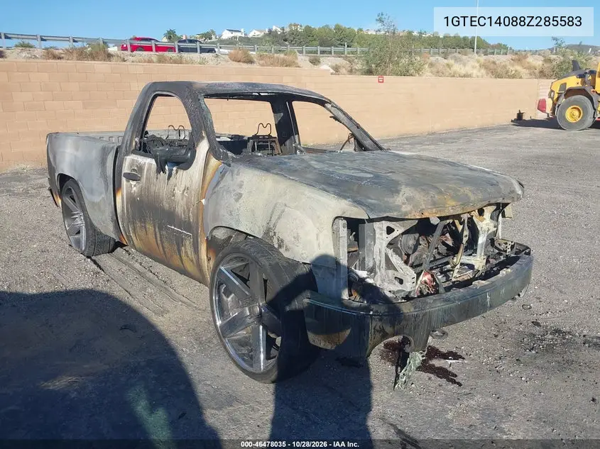 GMC SIERRA 2008, VIN 1GTEC14088Z285583