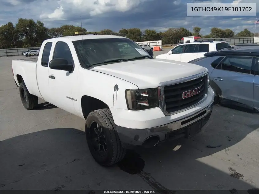 GMC SIERRA 2009, VIN 1GTHC49K19E101702