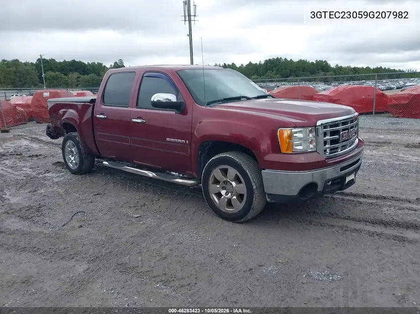 GMC SIERRA 2009, VIN 3GTEC23059G207982