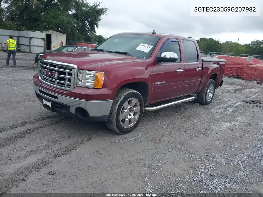 2009 GMC SIERRA VIN 3GTEC23059G207982 — фото 2