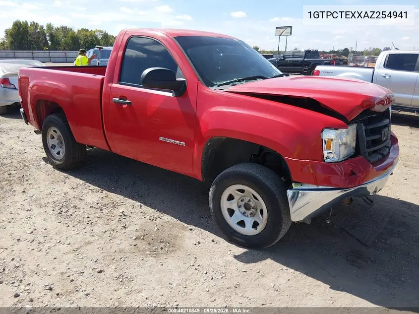 GMC SIERRA 2010, VIN 1GTPCTEXXAZ254941