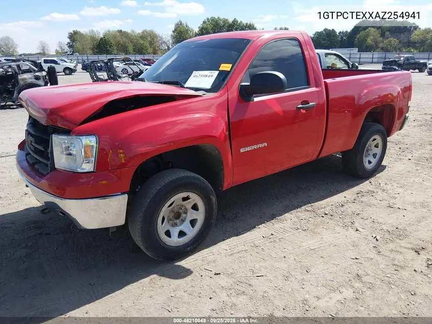 2010 GMC SIERRA VIN 1GTPCTEXXAZ254941 — фото 2