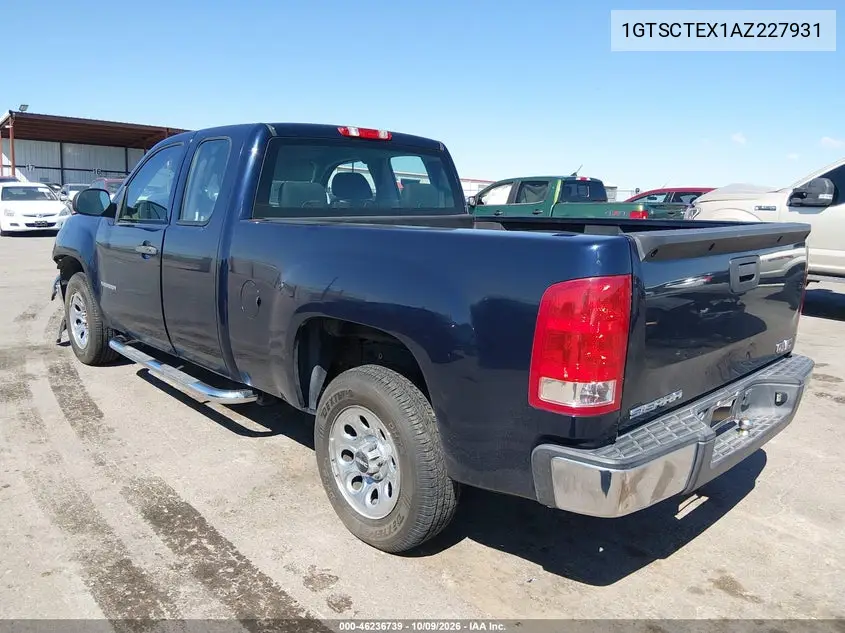 2010 GMC SIERRA VIN 1GTSCTEX1AZ227931 — фото 3